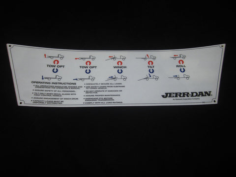 Image of Jerr-Dan Decal, Control Handles