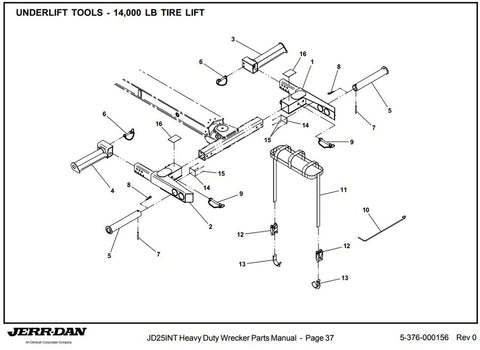 Image of Jerr-Dan Heavy Duty Bus Bars 25 and 35 Ton