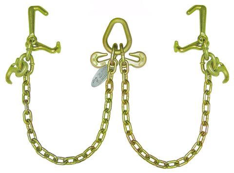 Image of Bridle, V-Chain w/Cluster Hooks, G70 Chain