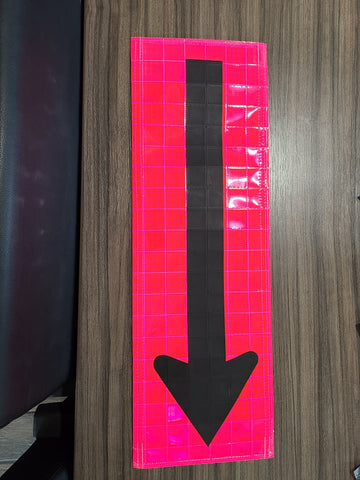 Image of Safety Sign, SLOW DOWN, MOVE OVER w/ Arrow overlay