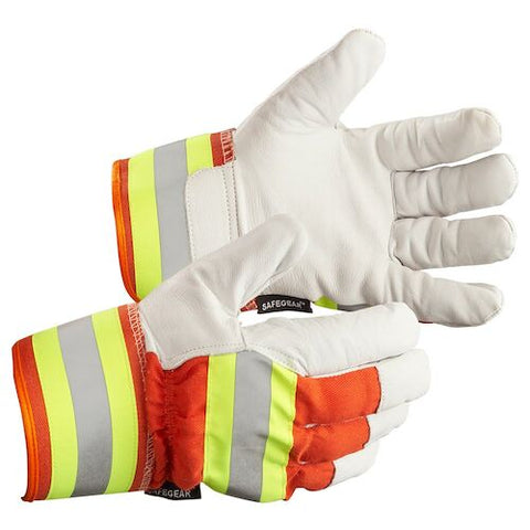 Glove, Leather Goatskin Hi-Vis