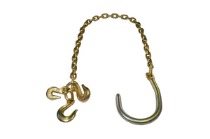 Chain, Ultimate Axle Chain; 14" J Hook & Grab Hooks