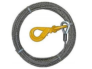 Wire Rope Steel Core W/ Locking Swivel Hook