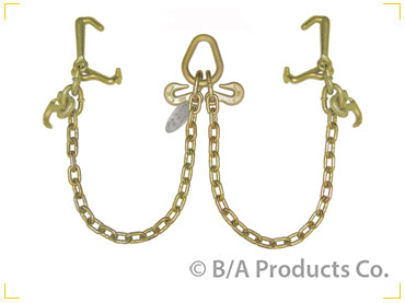 Image of Bridle, V-Chain w/Cluster Hooks, G70 Chain