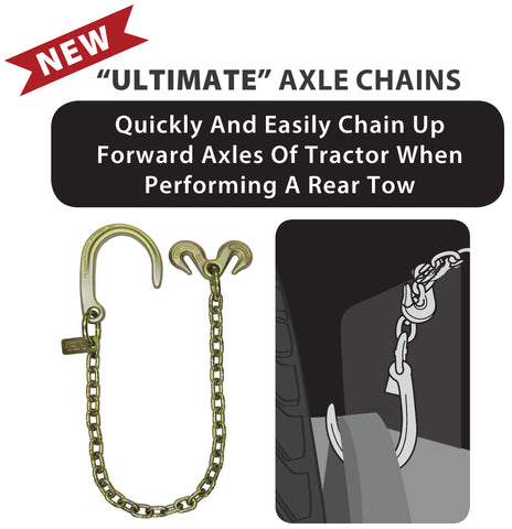 Image of Chain, Ultimate Axle Chain; 8" J Hook & Grab Hooks