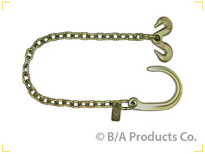 Chain, Ultimate Axle Chain; 8" J Hook & Grab Hooks