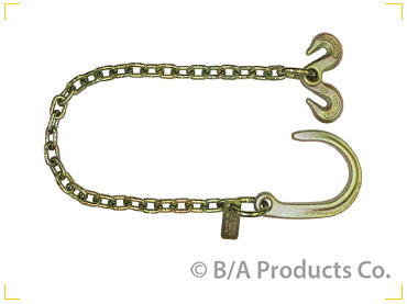 Image of Chain, Ultimate Axle Chain; 8" J Hook & Grab Hooks