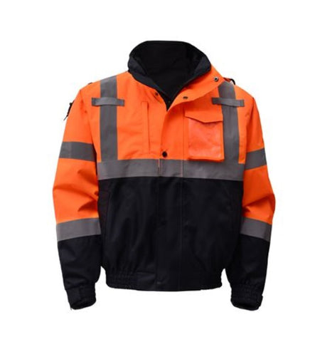 Image of Safety Class 3 3-IN-1 Waterproof Bomber W/ New Removable Fleece