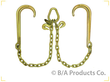 Bridle, V-Chain W/ 15" Classic Style J Hooks